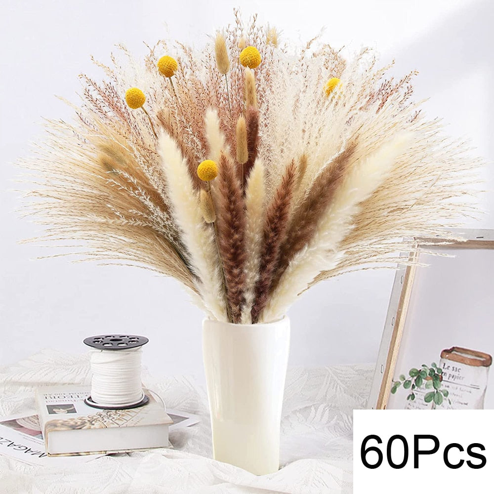 Pampas Arrangement - Dried Flowers Bouquet Home Decoration