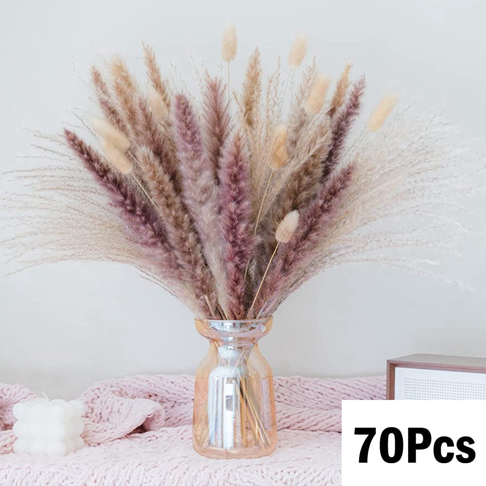 Pampas Arrangement - Dried Flowers Bouquet Home Decoration