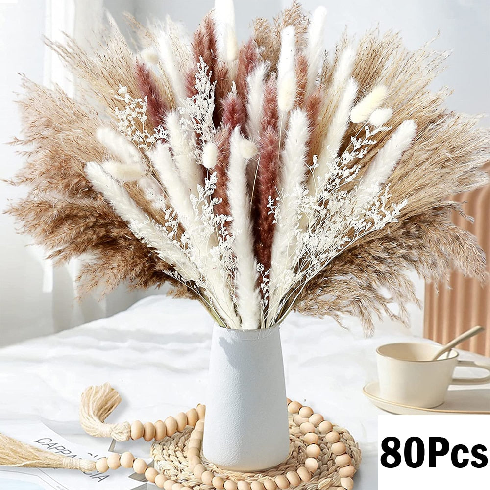 Pampas Arrangement - Dried Flowers Bouquet Home Decoration